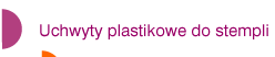 Uchwyty plastikowe do stempli