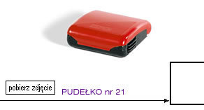 Pude�ko nr 21. Twoja piecz�tka w eleganckim, czerwonym pude�ku.