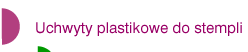 Uchwyty plastikowe do stempli