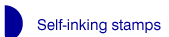 Self-inking stamps
