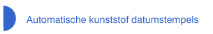 Automatische kunststof datumstempels